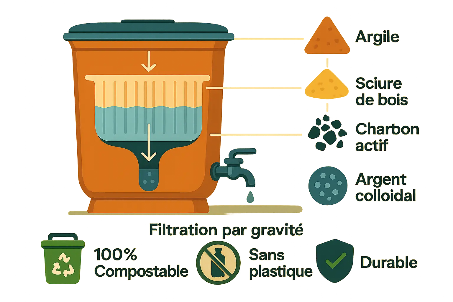 Illustration d'un Ecofiltro
