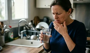 Eau au mauvais goût