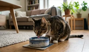 Eau pour chat